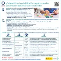 ¿Es beneficiosa la rehabilitación cognitiva para las personas con demencia leve o moderada? 