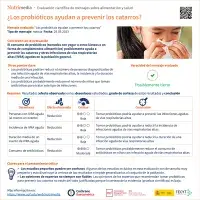 "Los probióticos ayudan a prevenir los catarros"