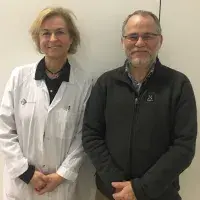 M. Luz Maestre y Gerard Urrútia
